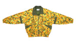 Ellesse - Green & Orange Patterned Logo Windbreaker 1990s X-Large Vintage Retro 