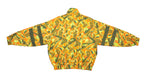 Ellesse - Green & Orange Patterned Logo Windbreaker 1990s X-Large Vintage Retro 