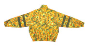 Ellesse - Green & Orange Patterned Logo Windbreaker 1990s X-Large Vintage Retro 