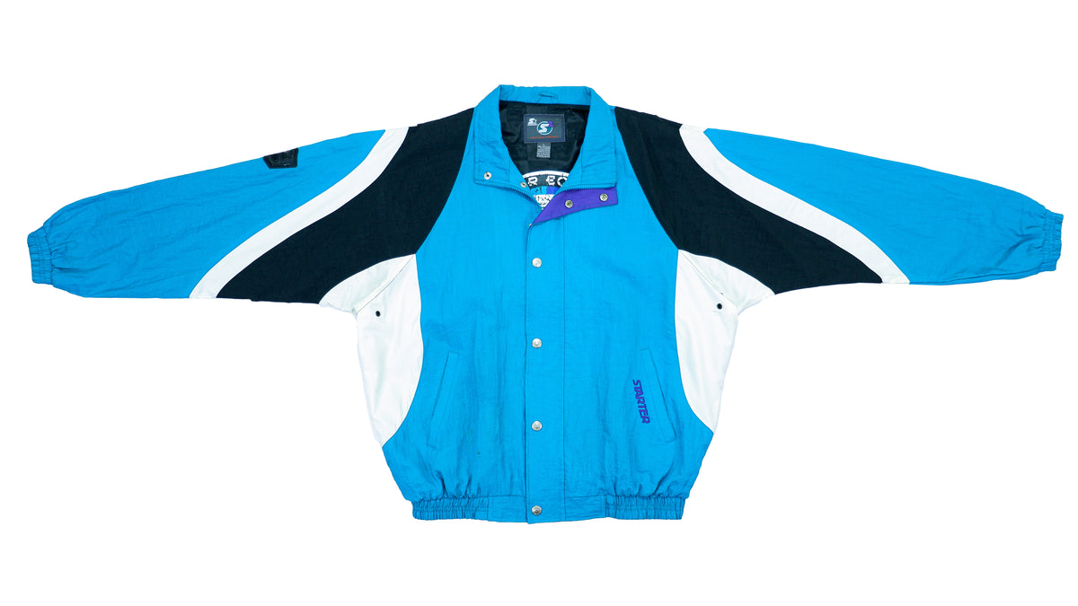 Starter - Blue, Black​ & White Windbreaker 1990s Large Vintage Retro 