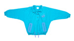 Adidas - Blue Bomber Jacket 1990s XX-Large Vintage Retro 