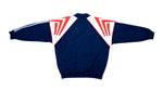 Adidas - Red and Blue Track Jacket 1990s Large Vintage Retro
