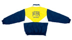 NCAA - West Virginia Mountaineers 1/4 Zip Windbreaker 1990s Large Vintage Retro Football