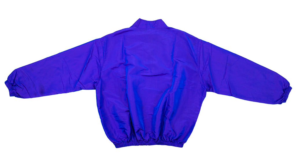 Surf Style - Purple 1/4 Zip Windbreaker 1990s X-Large Vintage Retro 