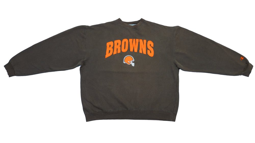 Champion - Cleveland Browns Sweatshirt 1990s XX-Large Vintage Retro NFL Football