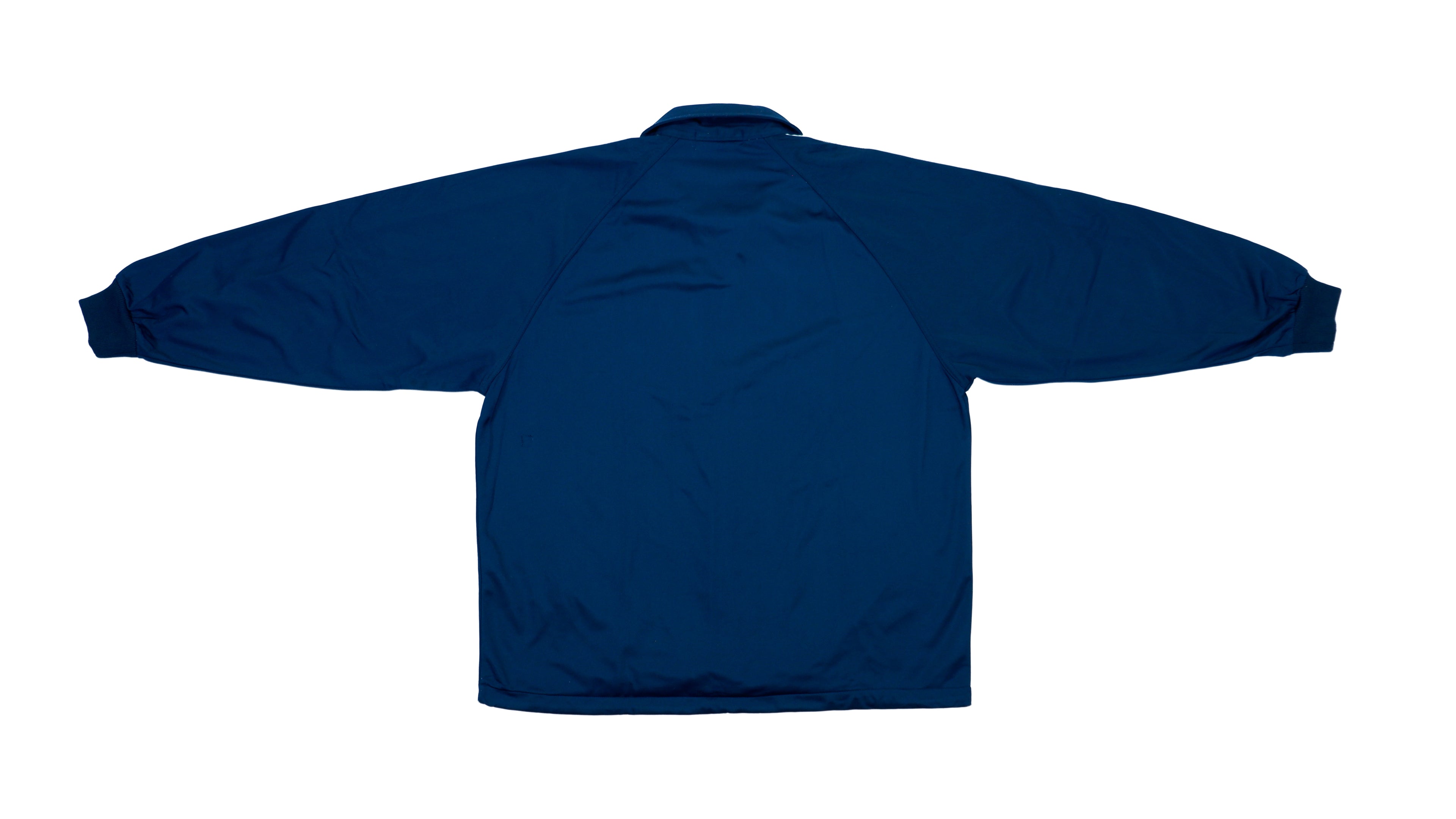 FILA - Dark Blue Taped Logo Track Jacket 1990s Medium Vintage Retro 