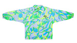 Elho - Green & Blue Freestyle 1/4 Zip Windbreaker 1990s X-Large Vintage Retro