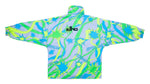 Elho - Green & Blue Freestyle 1/4 Zip Windbreaker 1990s X-Large Vintage Retro