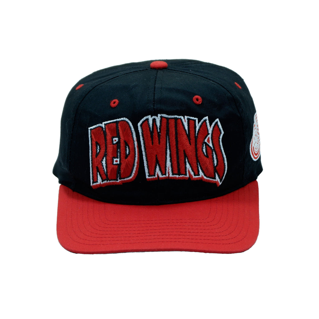 NHL - Detroit Red Wings Snap Back Hat 1990s Adjustable Vintage Retro 