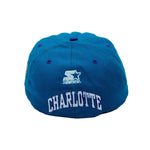 Starter - North Carolina Charlotte Hornets Hat 1990s Vintage Retro 