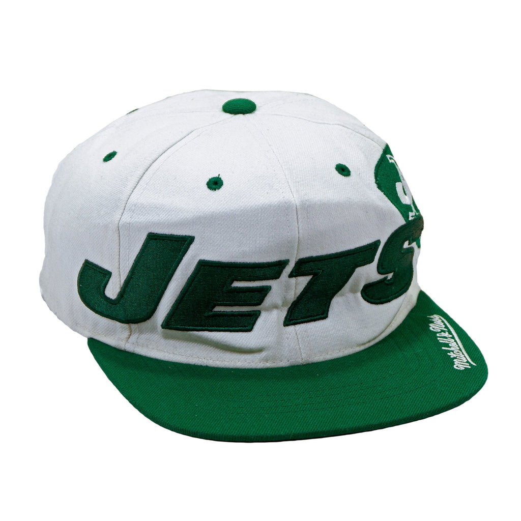 NFL - New York Jets Snap Back Hat 1990s Adjustable Vintage Retro Football 