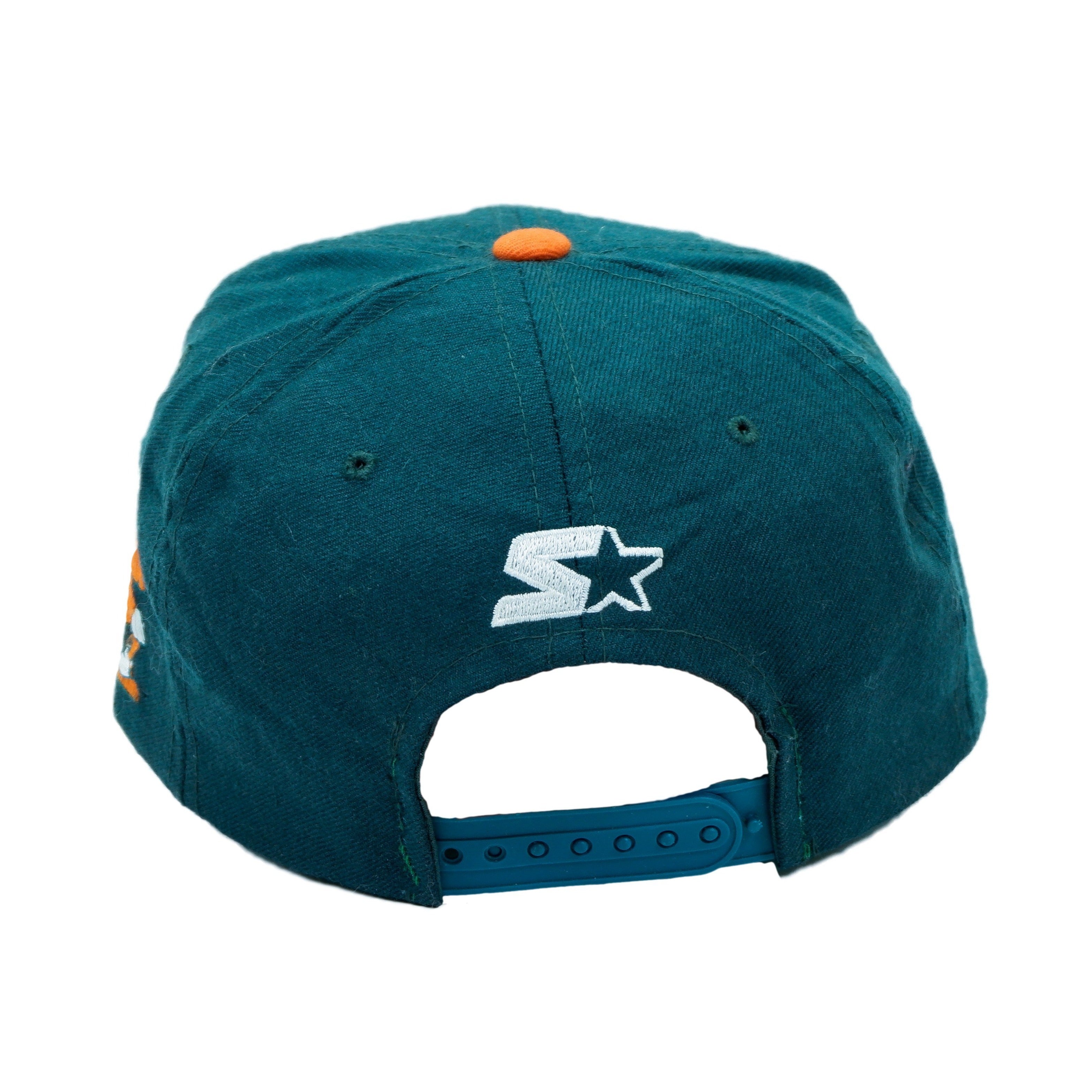 Starter - Miami Hurricanes Snapback Hat 1990s Adjustable Football NCAA University Vintage Retro