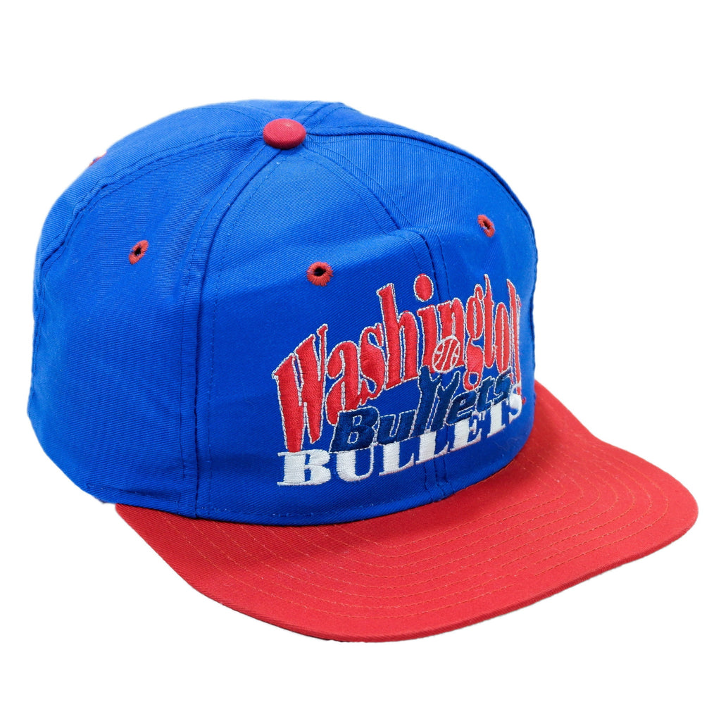 NBA - Washington Bullets Snapback Hat 1990s Adjustable Vintage Retro