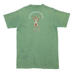 Vintage - Green Righteous Babe T-Shirt 1990s Medium Vintage Retro 