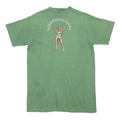 Vintage - Green Righteous Babe T-Shirt 1990s Medium