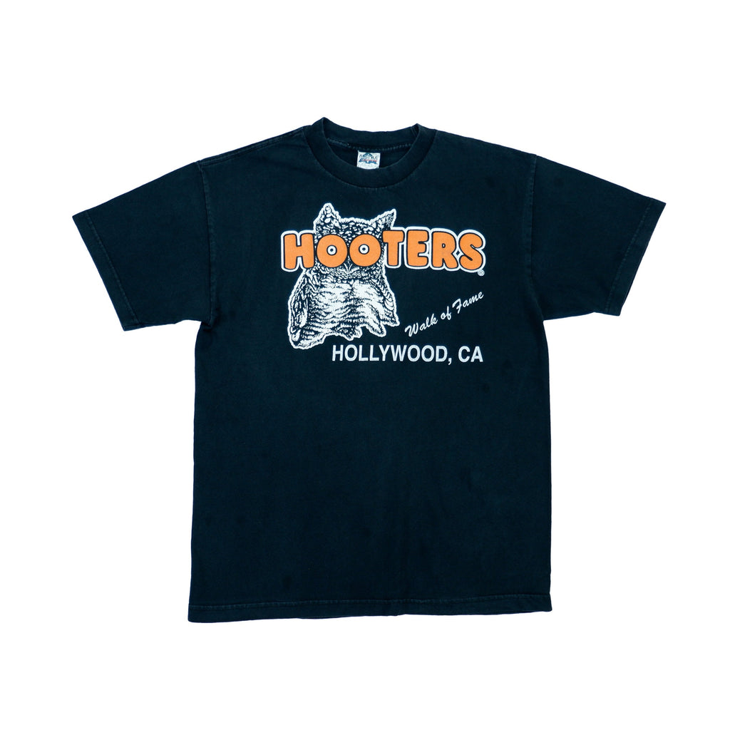 Vintage - Black Hooters - Hollywood T-Shirt 1990s Medium Vintage Retro
