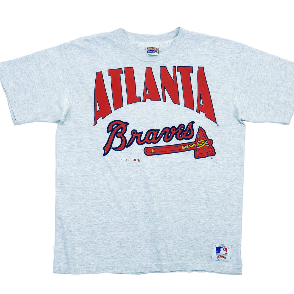 MLB - Atlanta Braves T-Shirt 1990s Large Vintage Retro Baseball 