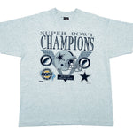 NFL - Dallas Cowboys Grey T-Shirt 1994 X-Large