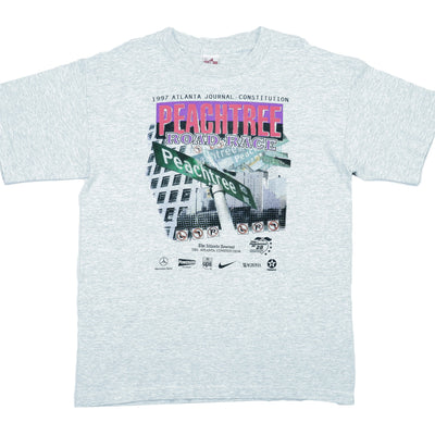 Vintage - Grey Peachtree Road Race T-Shirt 1997 Large