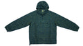  Carhartt - Army Green 1/4 Zip Hooded Windbreaker 1990s Large Vintage Retro 