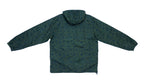 Carhartt - Army Green 1/4 Zip Hooded Windbreaker 1990s Large Vintage Retro 