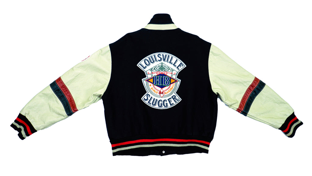 Vintage - Leather Luisville HB Slugger Bassball Jacket 1990s Large Vintage Retro 