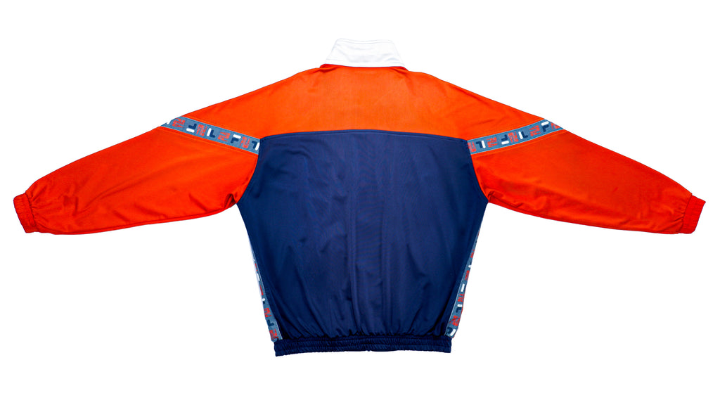 FILA - Red & Blue Taped Logo Track Jacket 1990s X-Large Vintage Retro 