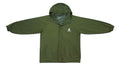 Timberland - Green Spell-Out Hooded Windbreaker 1990s X-Large Vintage Retro
