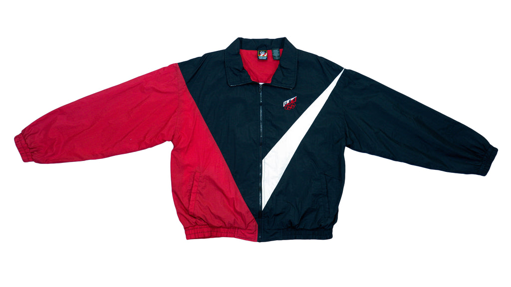 Team USA - Red & Black Olympic Windbreaker 1990s Large Vintage Retro 