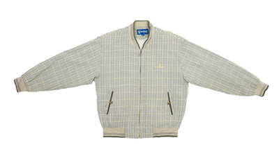 Playboy - Brown Bomber Jacket 1990s Medium