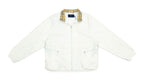Burberry - White Harrington Jacket Large Vintage Retro