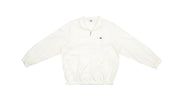 Lacoste - White Big Logo Windbreaker Jacket 1990s Medium Vintage Retro
