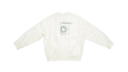 Lacoste - White Big Logo Windbreaker Jacket 1990s Medium Vintage Retro