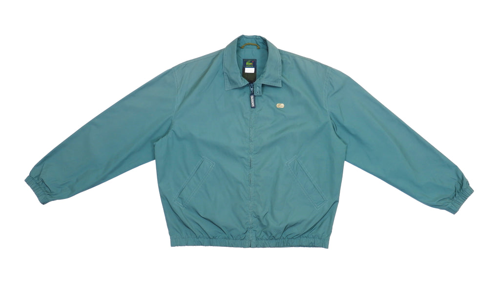 Lacoste - Teal Harrington Jacket 1990s X-Large Vintage Retro