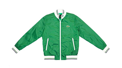 Lacoste - Green Windbreaker Jacket 1990s Large