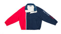 Vintage Retro Spell-Out Nautica - Two Tone Red and Blue Reversible Jacket 1990s Large