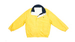Vintage Retro Nautica - Yellow and White Big Spellout Reversible Jacket 1990s Large