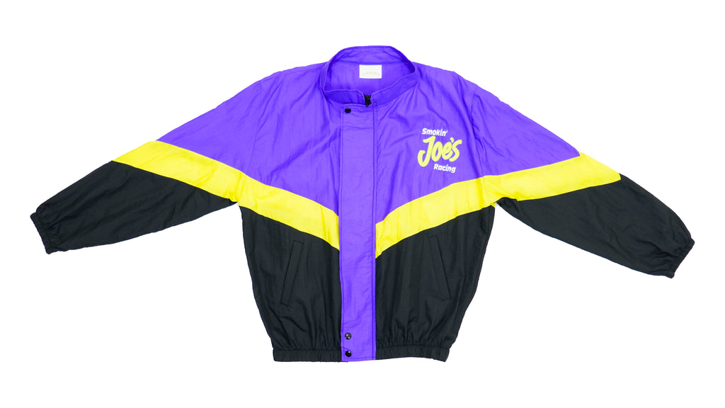 Camel - Black & Purple big Logo Jacket 1990s Large Vintage Retro