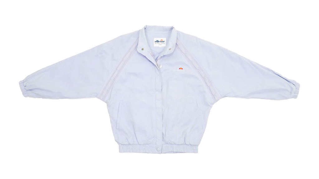 Ellesse - White The Fitness Lifestyle Bomber Jacket 1990s Medium