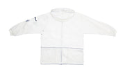 Vintage Retro Nike - White Hooded Windbreaker 1990s Large