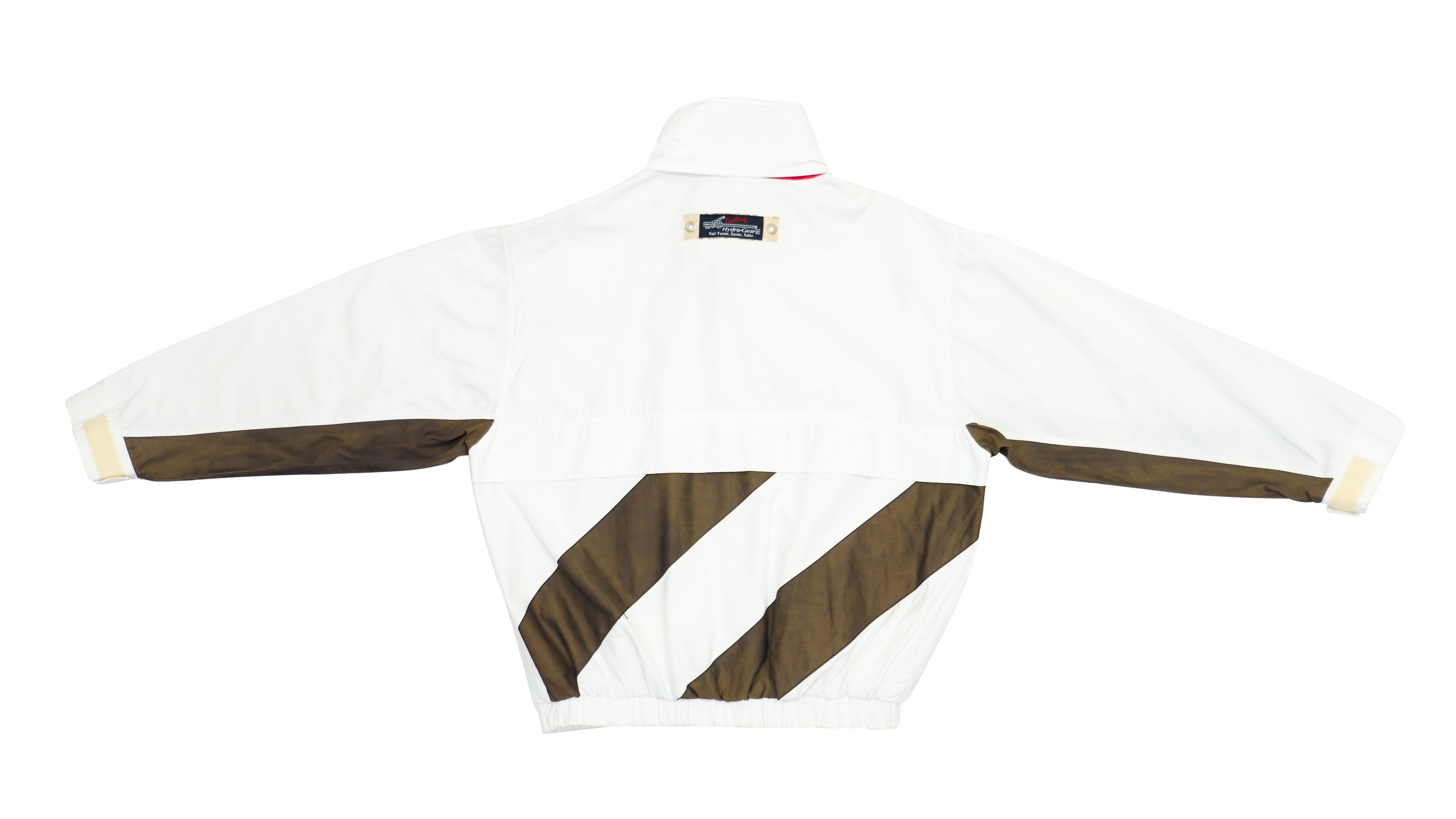 FILA - White Yachting Hydro-Gear Bomber Jacket 1990s 95 (Medium)