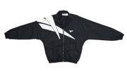 Reebok - B&W Kamikaze Windbreaker 1990s Medium Vintage Retro