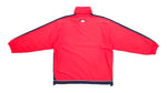 Ellesse - Red Colorblock Spell-Out Windbreaker 1990s Large Vintage Retro