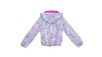 Adidas - Reversible Pink / Patterned Hooded Windbreaker 2000s X-Small Vintage Retro
