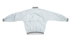 Adidas - Silver Zip Up Windbreaker 1990s Large Vintage Retro