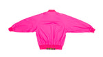 Lacoste - Pink & Plaid Reversible Bomber Jacket 1990s Large Vintage Retro