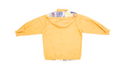 Lee - Reversible Yellow and Patterned Hooded Jacket 1990s Large Vintage Retro