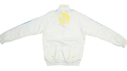 Adidas - White with Blue Skateboard Windbreaker 2000s Medium vintage Retro