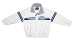 Roots Canada - Light Grey  Spell-Out Jacket 1990s Large Vintage Retro