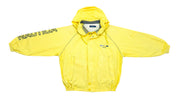 Nautica - Yellow Spell-Out Hooded Jacket 1990s X-Large Vintage Retro 